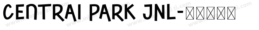 Central Park JNL字体转换
